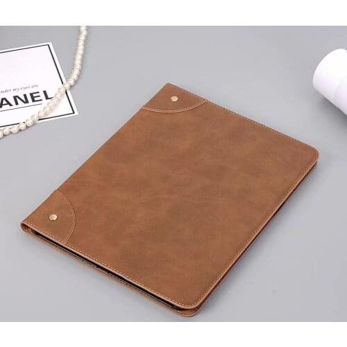 Restoring ancient Smart PU Leather Tablet Protective Shell For Ipad Pro 11 Case 2018 Funda Wallet clip Flip Stand Cover+Pen