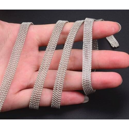 High Quantity For Sewing Rhinestone Trim Banding Applique Trim Wedding Crystal Chain Decorative 7mm Width 5meter/Lot Freeship