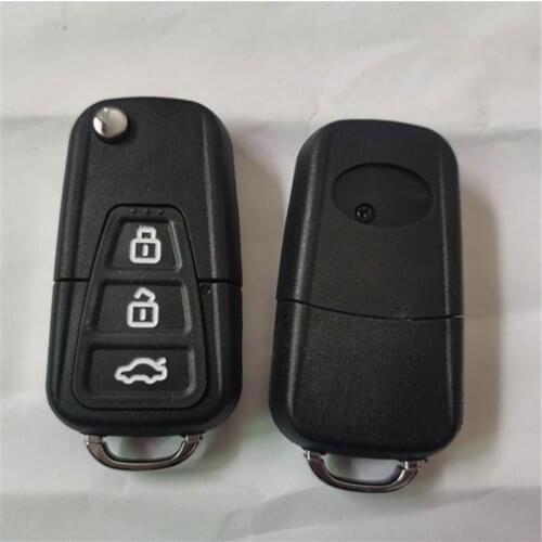 DAKATU Replacement Flip Folding Remote Key Case Shell for Lifan X60 X50 Auto Car Fob Case 3 Buttons
