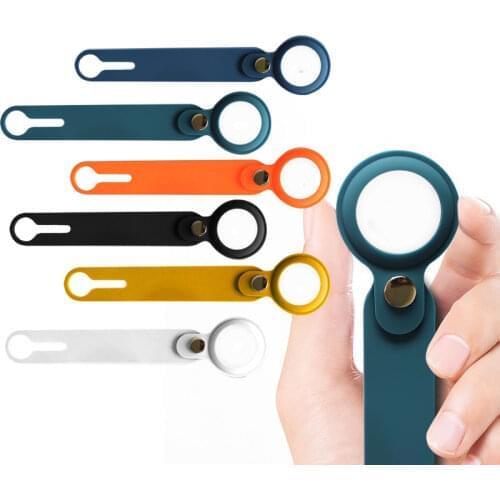 Anti-Lost Tracker Protective Cover Liquid Silicone Protective Cover for Airtags Washable Portable Shockproof Tracker Case