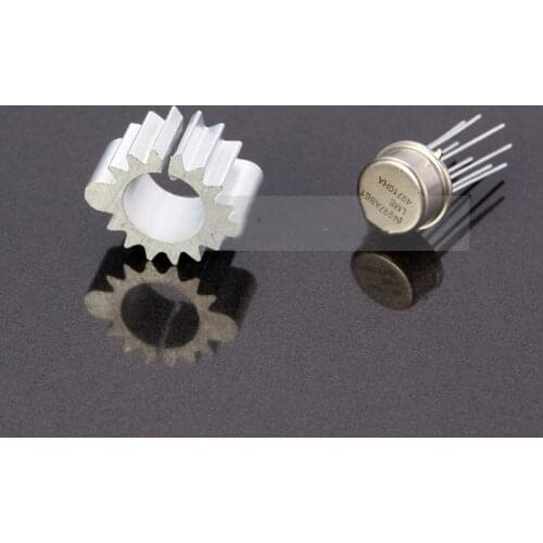 1 pair Gold Seal Transistor Radiator Op Amp Operational Amplifier Heat Sink Triode Radiator Inner Diameter 8mm Efficient