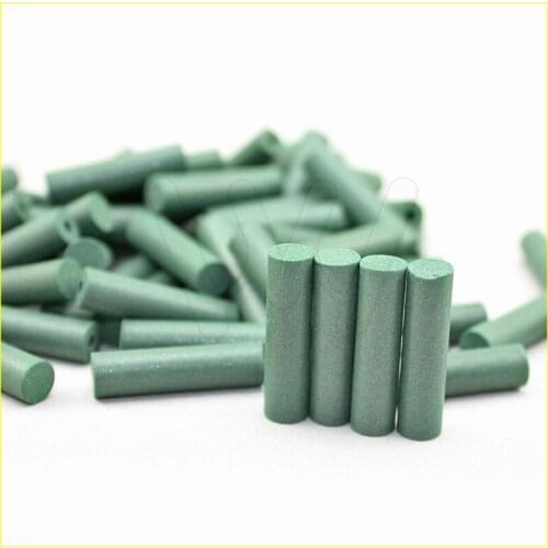 100 Pcs Silicone Rubber Points Polishing Pillar Wheels For Dental Jewelry Rotary