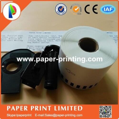 190X Roll brother DK-22205 DK22205 DK 22205 DK-2205 DK 2205 DK2205 DK205 205 Compatible Thermal barcode label roll adhesive