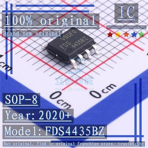 2020+ 100% Brand new original 10PCS-50PCS FDS4435BZ 4435 SOP-8 P-channel MOS field effect transistor