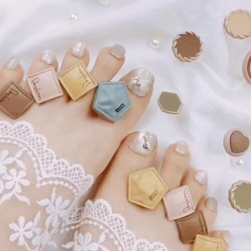 8Pcs Silicone Toe Separator Set Cute Flower Animal Shape Hallux Valgus Bunion Corrector Foot Orthosis Protector Feet Care Tool