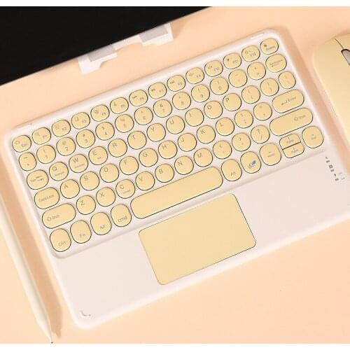 Wireless Keyboard For iPad Keyboard With Touchpad Bluetooth-compatible For iPad Pro Air for Xiaomi Huawei Android Windows Tablet