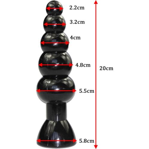 YUKUI Large Anal Beads Sex Toys For Women Men Lesbian Huge Big Dildo Butt Plugs Male Prostate Massage Female Anus Expansion