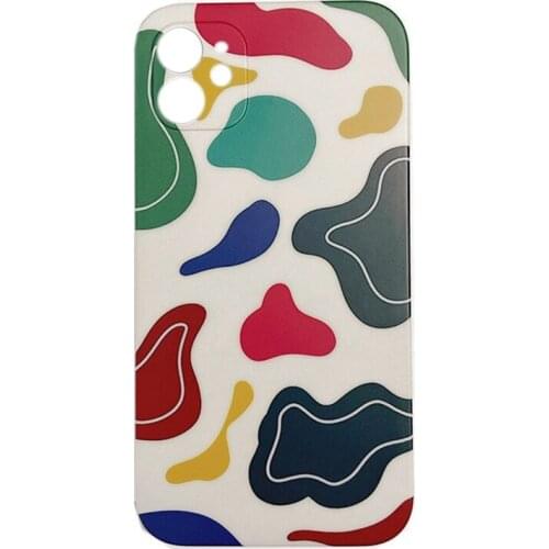 For Iphone 12 Case Luxury Plastic Full Protection Soft Cover Geometric Art Case For Iphone 12 Phone Case