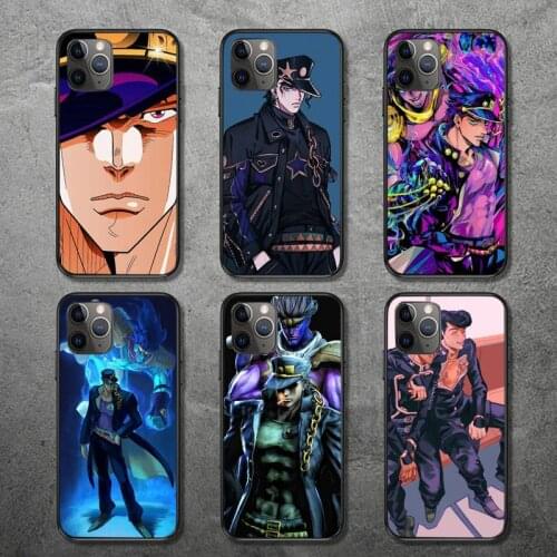 Jotaro Kujo Jojos Bizarre Adventure Phone Case for iPhone 12 11 mini pro XS MAX 8 7 6 6S Plus X 5S SE 2020 XR