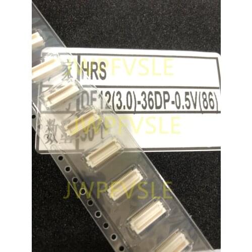 DF12(3.0)-36DP-0.5V(86) 36 Position Connector Header, Outer Shroud Contacts Surface Mount Gold