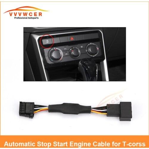 For VW T-cross Automatic Stop Start Engine System Off Device Control Sensor Plug Stop Cancel Cable