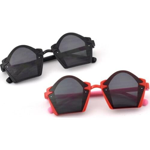 DOISYER 2021 new childrens fashion sunglasses polygonal frame fashion sunglasses for boys and girls