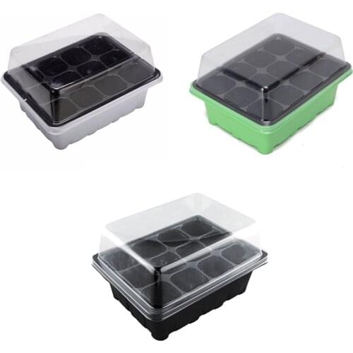 Hot sale Insert Propagation Nursery Seedling Start Tray Case 12 Hole 6Hole 8 Hole Plant Seed Grow Box only 1 box