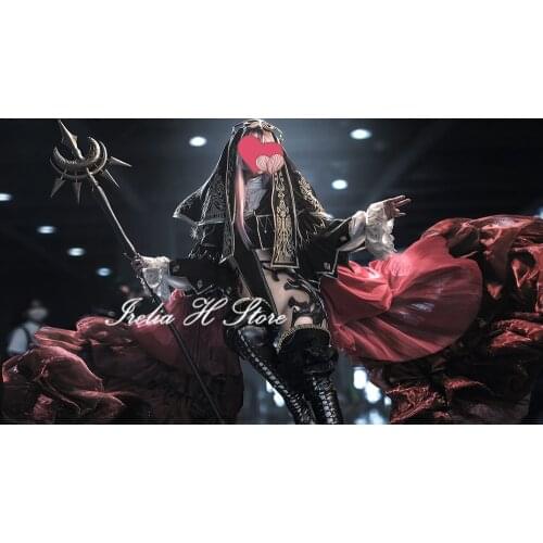 Irelia H Store Final Fantasy XIV FF14 Level 79 dungeon Ephemeral Necromancer Cosplay Costume High Quality Custom made/size