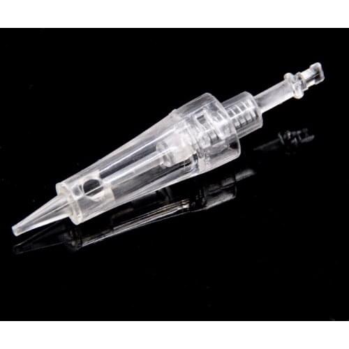 10pcs high quality permanent makeup cartridge 1rl eyebrow/lip tattoo cartridge needles tips for permanent makeup machine