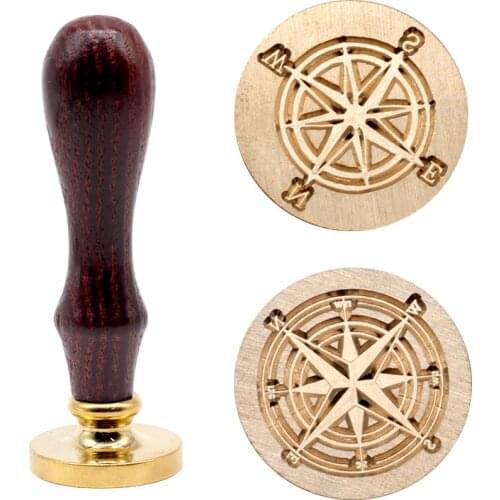 1PC Retro Letter Envelope Sealing Wax Classic Initial Wax Seal Stamps Alphabet DIY Decorative Letter Wooden Stamps Craft Gifts