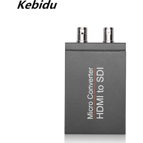 Mini 3G HD SD-SDI Video Micro Converter Adapter SDI to HDMI-compatible with Power with Audio Auto Format Detection