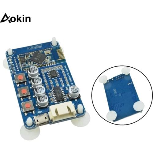 CSR8635 PAM8403 Stereo Amplifier Module Bluetooth 4.0 HF11 Digital Audio Receiver Board 5V Mini USB Automatic Connection