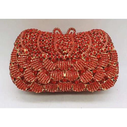 New Arrival Purses-and-handbags In Womens Totes Diamonds Rhinestones Womens Pouch Evening Bags Bridal Wedding Box Clutch Bags