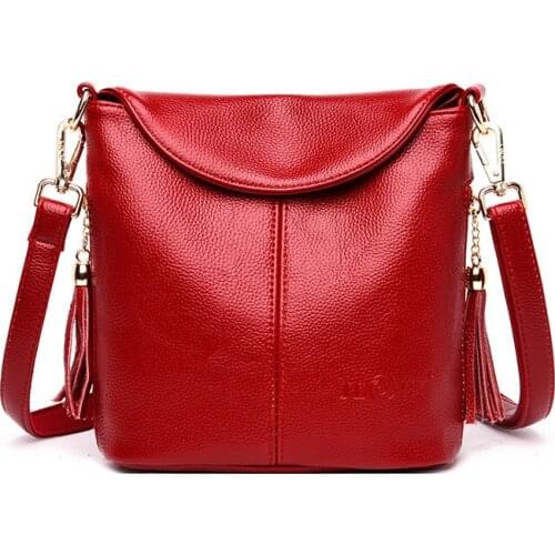 Leather Luxury Handbags Women Bags Designer 2020 Women Messenger Bags Bolsa Feminina Sac A Main Femme Ladies Shoulder Bag Purses