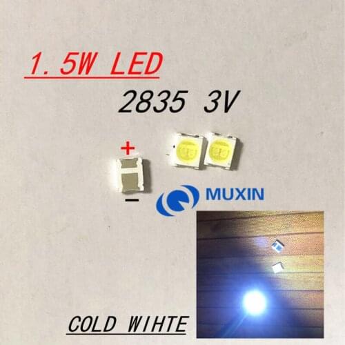 4000PCS Factory Biggest Discount LED Backlight Replace lg jufei seoul 1210 3528 2835 3-3.6V 1W 92l LM Cool white 300-350MA