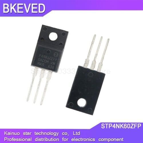 10PCS STP4NK60ZFP TO-220F P4NK60ZFP TO220F STP4NK60 TO-220F 4NK60 STP4NK60ZF MOS FET transistor