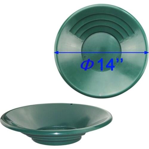 14inches New Plastic Gold Pan Basin Nugget Mining Pan Dredging Prospecting River Tool Wash Gold Panning Equipment