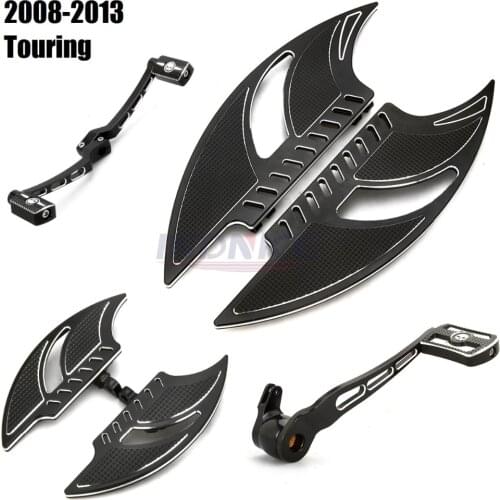 2008-2013 blade driver floorboards + brake lever toe heel shifter levers for harley street glide flhx Road glide FLTR Touring E