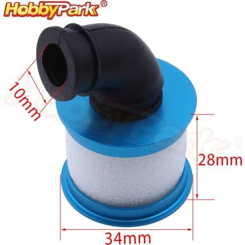 HSP 04104 Aluminum Air Filter For Nitro Enigine 1:10 Upgrate Parts Parts For RC Nitro Car