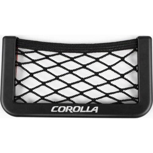 Car Storage Net Bag Phone Holder Pocket Organizer for Toyota corolla accessories car styling