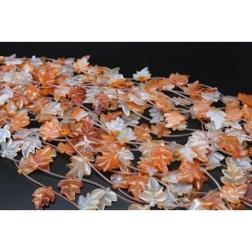 24-28x30-32x5mmNatural Smooth red agate Irregular Leaf shape Stone Bead For DIY necklace bracelet jewelry make 15 "free delivery