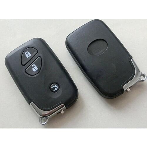 3 Buttons Smart Card Remote key Shell Case For Toyota Lexus Ex CT GX GS LS RX RC With Smart Key Blade Fob Cover