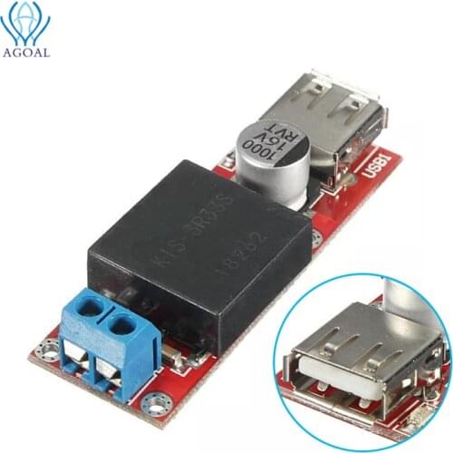 DC-DC 7V-24V To 5V 3A USB Output Converter Step Down Module KIS3R33S Power Supply Board Step-down module