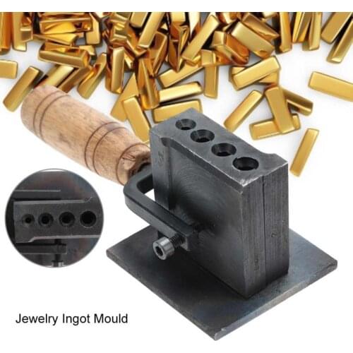 Reversible Jewelry Ingot Mould Oil Groove Mold Making Tools for Sheet Bar Gold Silver Casting jewelry tools for jeweler