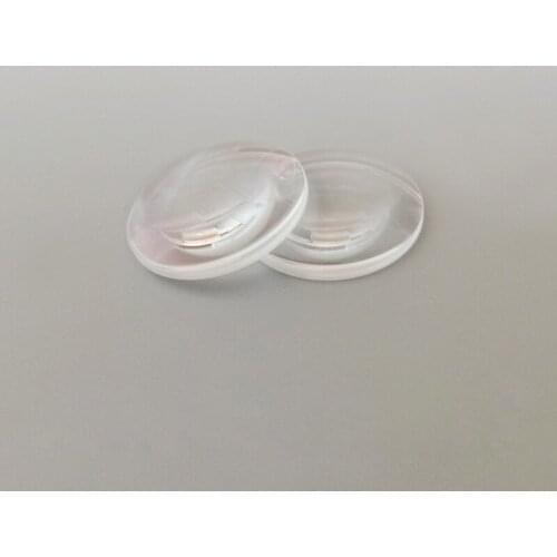 2PCS Diameter 30mm 35mm Focal Length 45 55mm LED Plano Convex Lens Optical Glass Lens Lamps LED Car Lights Focusing Flashlights