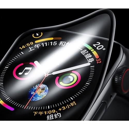 Flexible Screen Protector for Apple Watch Series 5/4 44mm 3D Anti-Scratch Anti-Bubble Ultra HD Film protection for iWatch 40mm