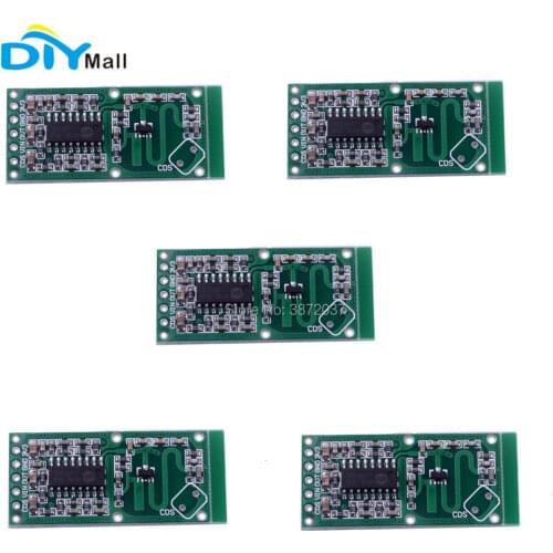5pcs/lot RCWL-0516 Microwave Radar Sensor Switch Module Human Body Induction Motion Detector Board for Arduino