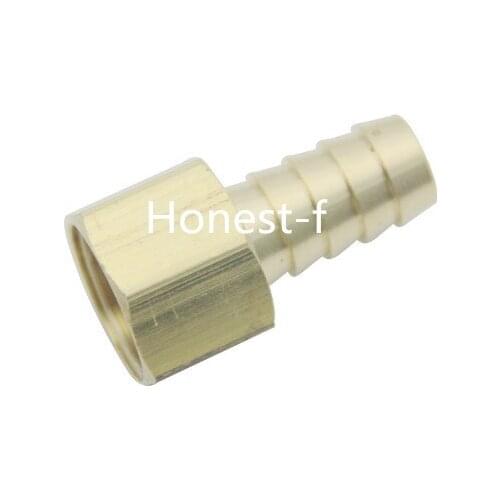 Brass BSP Fitting Coupler / Adapter 1/2" Female BSPP x 1/2"(12mm) Hose Barb Fuel Gas