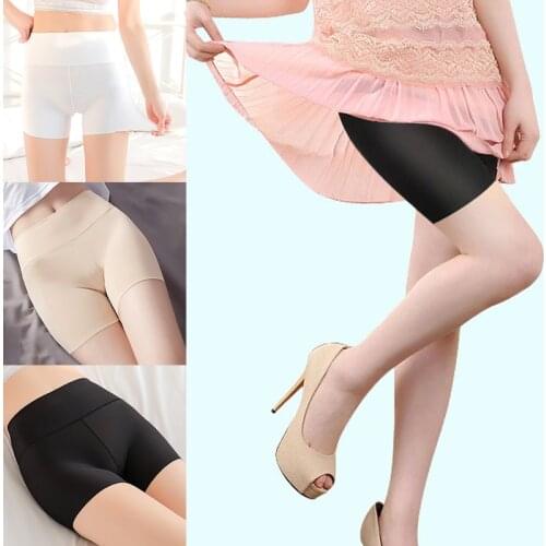 Hot High Waist Womens Skirt Shorts Boxer Panties Girls Safety Briefs Underpants Tights Slim Lingeries Short Pants Summer