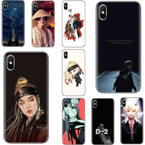 Soft Cover king-art-C-Agust-D-suga For Huawei Mate 20 30 40 7 8 9 10 Lite Pro P Smart 2018 2019 Plus G7 G8
