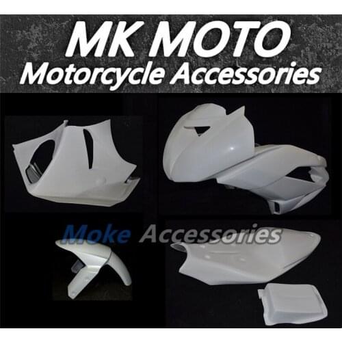 Fiberglass Racing Full Fairing Kit For zx-6r 2009 2010 2011 2012 636 ZX6R 09 10 11 12 Motorcycles Glossy white Cowlings