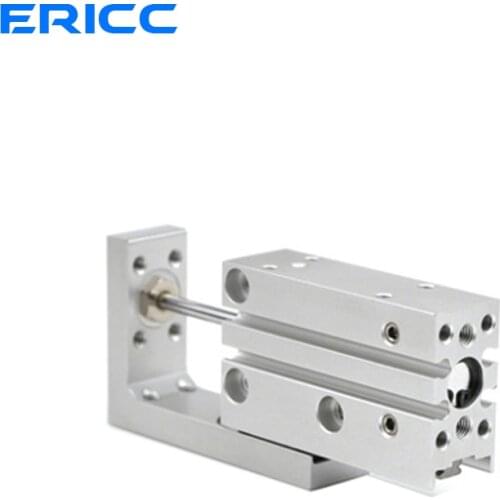 SMC TYPE MXH Rail cylinder precision pneumatic slide guide rod cylinder linear side rail MXH6 10 16 20 Stroke 5-60MM