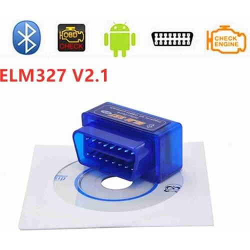 Super MINI ELM327 V 2.1 Bluetooth ELM 327 Version 2.1 New Auto OBD2 / OBDII for Android/Symbian Torque Car Code Scanner