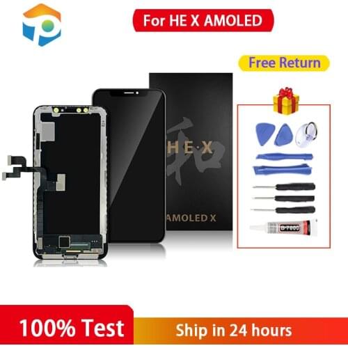 YWEWBJH Best Quality For iPhone X OLED LCD Display Screen Replacement With 3D Touch Digitizer Assembly Truetone Supported