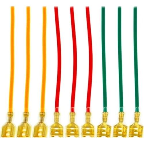 1Pc Car Motorcycle Universal Speaker Wire Horn Plug Line Cable Copper wire terminal Switch plugs battery connection cable