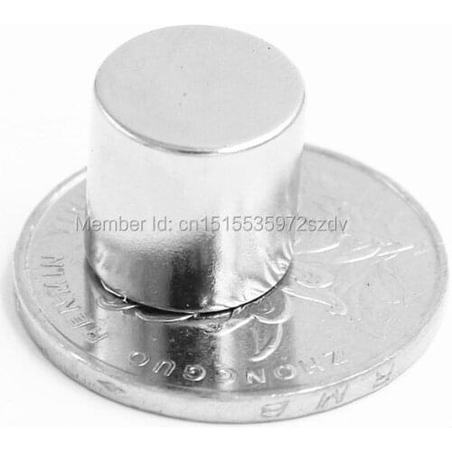 100pcs Strong Round Dia 12mm x 12mm N35 Rare Earth Neodymium Magnet Art Craft Fridge 12x12mm