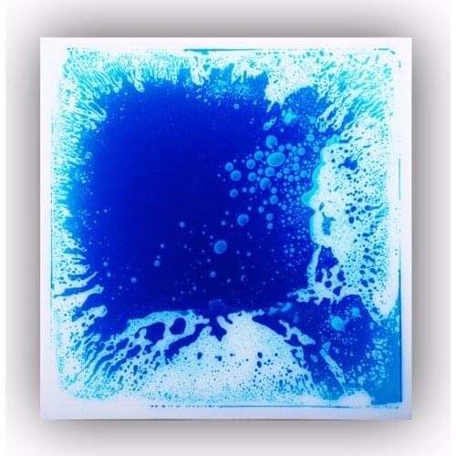 19.7''x19.7'' Liquid Floor Tile for Nightclub Bar Decoration, Non-Toxic Children Play & Exercise Mat Puzzle