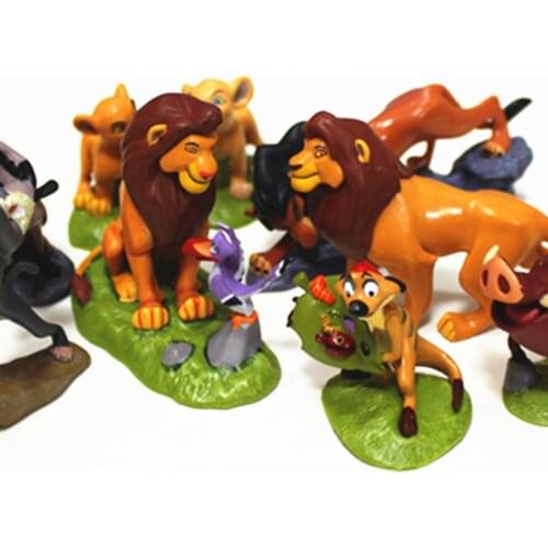 3-7cm 9pcs/set The Lion King Simba TIMON PUMBAA action figure toys Christmas gift doll