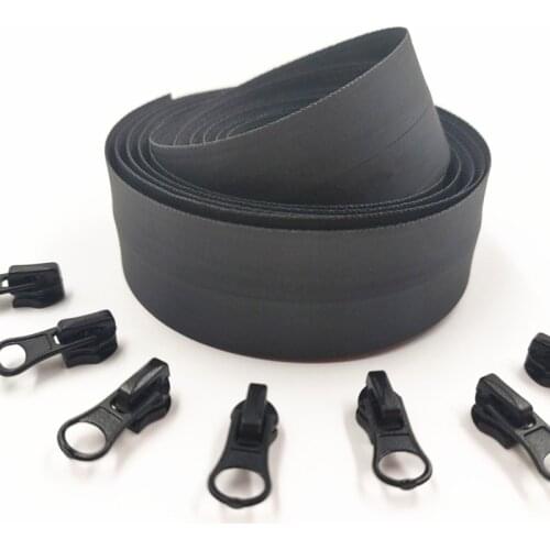 10/20 meters 3#Invisible self-locking waterproof zipper, open end zipper for pillow, luggage