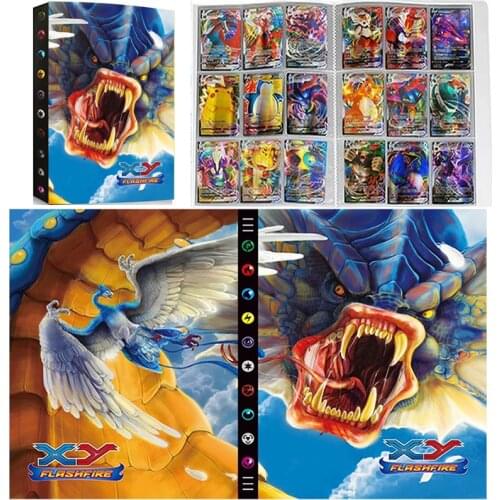 9 Pocket 432 Card Pokemon Album Book Cartoon Anime Pokémon Go Playing Game XY Holder Collection Binder Folder Kids Toy Gift